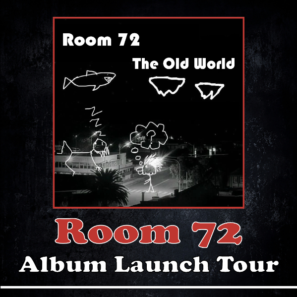 Room 72 - Album Launch | w. Menace + Saint Milana live at Ocean View (Wamberal Surf Club) - Concert poster