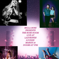 ALIYA + Jessica Fortuin + Bella Rose + K!D live at Lazybones Lounge Restaurant & Bar in Marrickville on March 18, 2026 - Concert poster