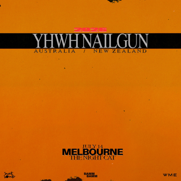 YHWH Nailgun live at The Night Cat - Concert poster