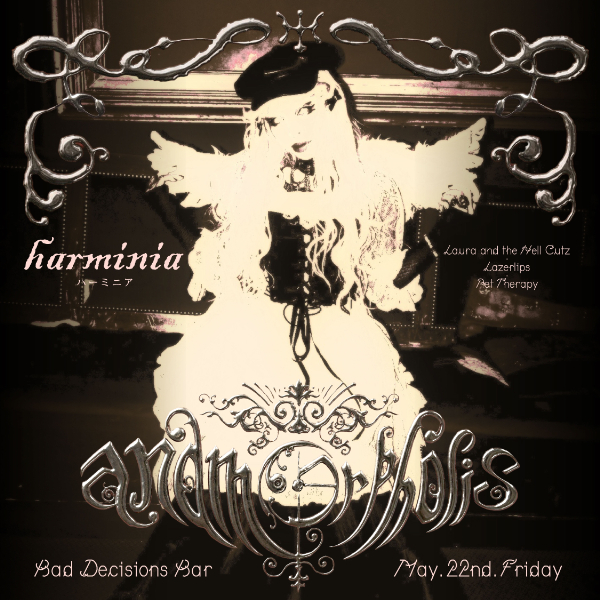 harminia — Live at Bad Decisions live at Bad Decisions Bar in Fitzroy on May 22, 2026 - Concert poster